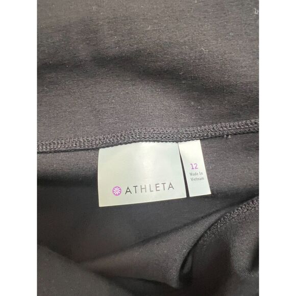 Athleta Ponte Black Skirt - Size 12 - Picture 5 of 5
